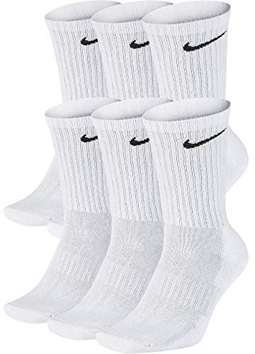 Nike Everyday Cushioned Socks Homme, Blanc (White/Black 100), L