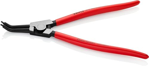 KNIPEX Sicherungsringzange für Außenringe, 46 31 A42 | Ring-Ø 85-140 mm, Spitzen-Ø 3,2 mm, gewinkelt 45°, Sprengringzange, Seegeringzange