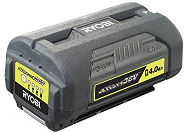 Ryobi Akku MaxPower BPL3640D2 (4,0 Ah Akkukapazität, 36 V Spannung, Überlastschutz, Gummi-Anstoßschutz, Ersatzakku, Werkzeugakku) 5133002331