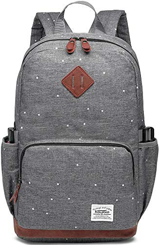 KAUKKO Damen Rucksack Studenten Backpack Laptop College Schulrucksack Reiseeucksack