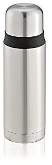 Leifheit Termo Coco (0,5 L), Termo para café 100% hermético con Recipiente Aislante de Acero de Doble Pared, Botella térmica con Tapa Que Puede usarse como Vaso.