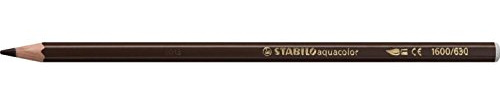 STABILOaquacolor - Matita colorata acquarellabile - Confezione da 12 - Ombra Rosso Bruciato