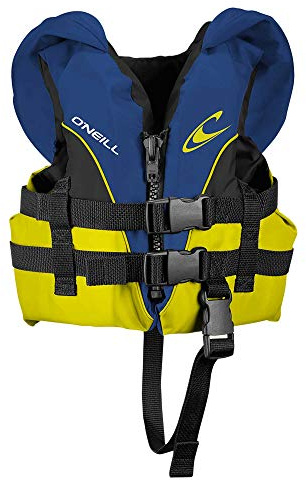O’Neill Infant Superlite USCG Approved Life Vest – Lightweight Infant Life Jacket for Boating, Wakeboarding, Waterskiing & Your Favorite Water Activities, Pacific/Yellow/Black:Yellow, 1sz