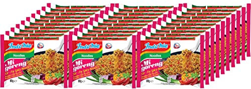 Indomie Instant Fried Noodles Spicy/Hot for 1 Case (30)
