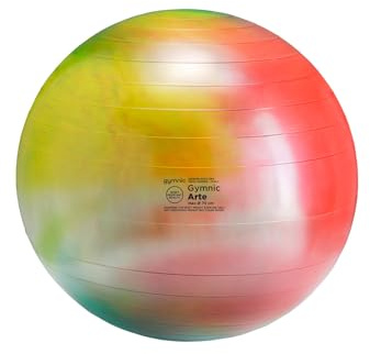 GYMNIC Arte Palla da ginnastica multicolore per fitness max Ø 75 cm, fisioterapia e riabilitazione, ideale per esercizi posturali e come seduta dinamica, dispositivo medico classe I
