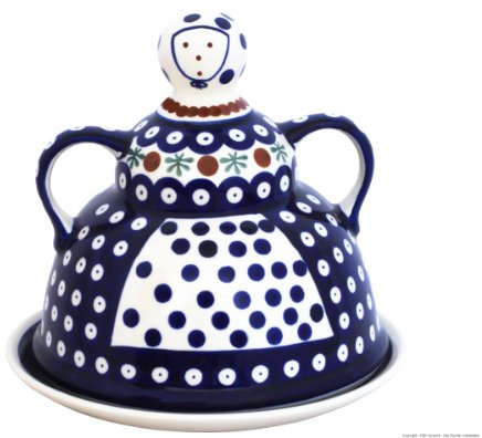 Original Bunzlauer Frau/Cheese Bell Ø 17.4 cm – decor 41