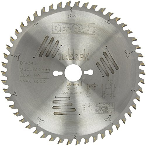 Dewalt DT4345-QZ TRESPA EXTREME Kreissägeblatt 250x30x3.2mm 50ZHW