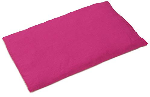 Saco térmico de semillas 30x20cm fucsia | Almohada térmica | Cojín de calor y frio | Cojín con huesos de cerezas