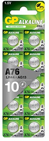 GP A76-2C10 Alkaline Button Batteries