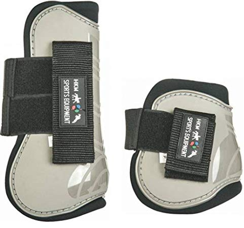 HKM 8566 Springgamaschen und Streichkappen 4er Set, gefüttert, Pony Cob Full