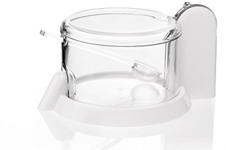 Guzzini Forme Casa 165054-11 Formaggera, Plastica, Bianco, Diametro 15 cm, 15cm