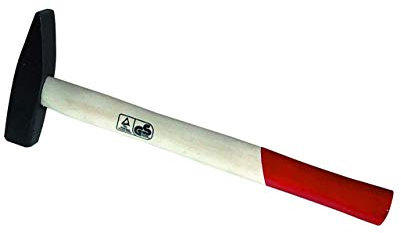 kippen 1156F Deutscher Hammer, 1.000 g, mit lackiertem Holzgriff