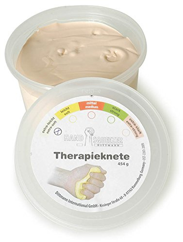 Therapieknete 453 g Physiotherapie Training Knete extraleicht - elfenbein