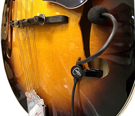 The Feather Mandolin Pickup with Flexible Micro-Gooseneck by Myers Pickups