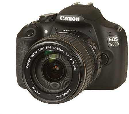 Canon EOS 1200D - Cámara réflex Digital de 18 MP (Pantalla 3, Full HD, 17-85 mm), Color Negro (Importado)