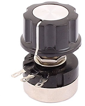 sourcing map 3 Les bornes B104 Potentiomètre bobiné rotatif 100k ohms Résistance réglable