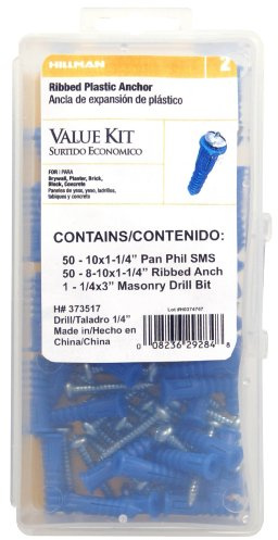 The Hillman Group 373517 Plastic Anchor Kit