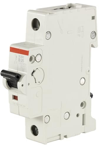 REV Leitungsschutzschalter, 1-polig, Höhe 68mm, 25A, bis 6kA, grau