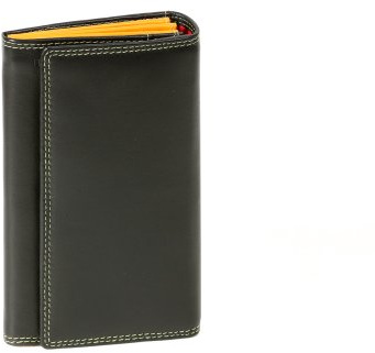 LEAS Damenlangbörse Echt-Leder, bunt Multicolore-Serie