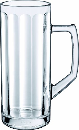 Borgonovo Reno Ottica Bierseidel, mit Füllstrich bei 0,3l, 6 Stück