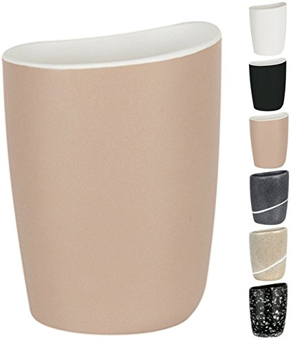 Spirella Bicchiere in Ceramica Beige Etna