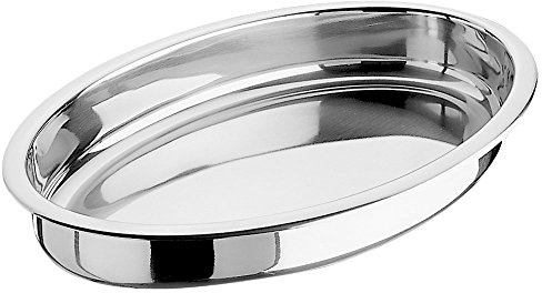 Legumiera ovale in acciaio inox, diametro 30x20 cm