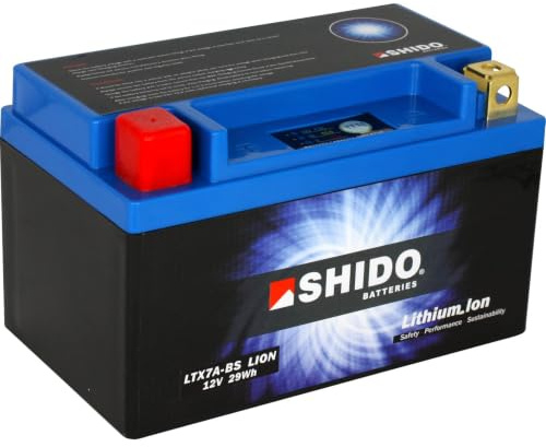 SHIDO LTX7A-BS LION -S- Batterie Lithium, Ion Blau (Preis inkl. EUR 7,50 Pfand)