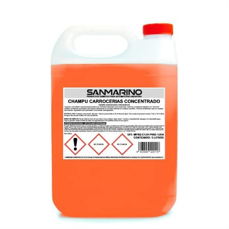 SANMARINO CHAMPÚ CARROCERÍAS CONCENTRADO 5 L.