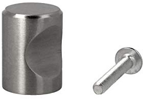Möbelknopf Möbelgriff Schubladenknopf Edelstahlknopf Knopf massiv Edelstahl ø 18mm Höhe 24mm