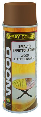 VERNICE IMPREGNANTE COLORATA PER LEGNO WOOD WENGE SPRAY da 400 ml