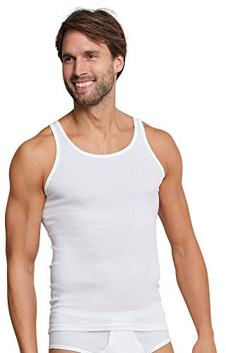 Schiesser Herren Unterhemd, Weiss, 005121, L