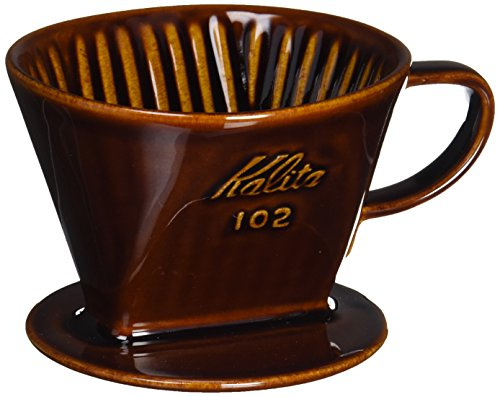 Kalita Style Coffee dripper, 102, 4 cups, Brown
