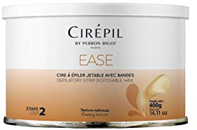 Cirepil - Ease - 400g / 14.11 oz Soft Wax Tin - Creamy Rosin-Free Strip Wax for Sensitive Skin - Non-Sticky & Easy Application - Professional Body Hair Removal