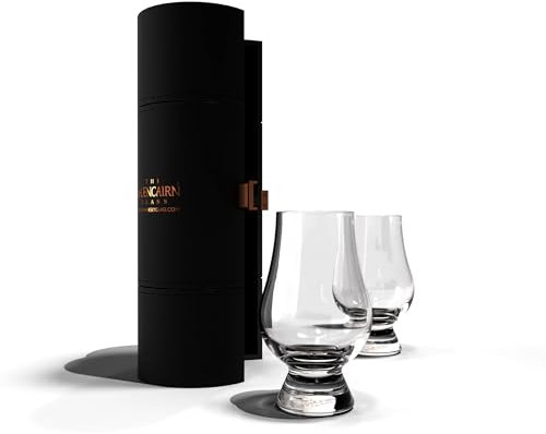 Glencairn Whisky Glass, Gift Set of 2 in Travel Case