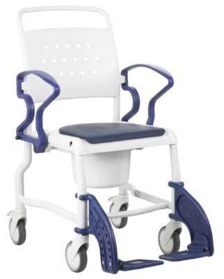 REBOTEC Toilettenstuhl Bonn - mit Eimer - bis 130 kg belastbar - 1- Stück