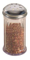American Metalcraft (SAN317) 12 oz de plástico Spice Shaker con tapa
