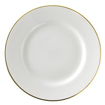 10 Strawberry Street GL0004 7 3/4 Gold Line Salad / Dessert Plate - 24 / Case