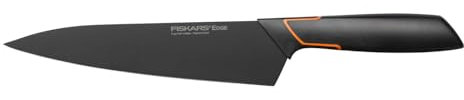 Fiskars Kochmesser, Modernes Design, Gesamtlänge: 31 cm, Qualitätsstahl/Kunststoff, Edge, 1003094