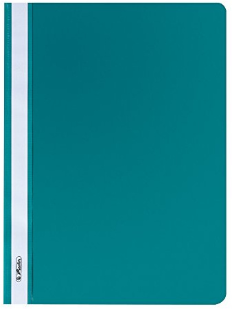herlitz Schnellhefter A4, Kunststoff, türkis, 10 Stück