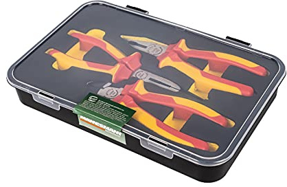Brüder Mannesmann Werkzeug VDE-Zangensatz, 3-tlg., M11220