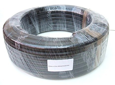 13mm x 25m Garden Irrigation Pipe/Hydroponics LDPE Roll