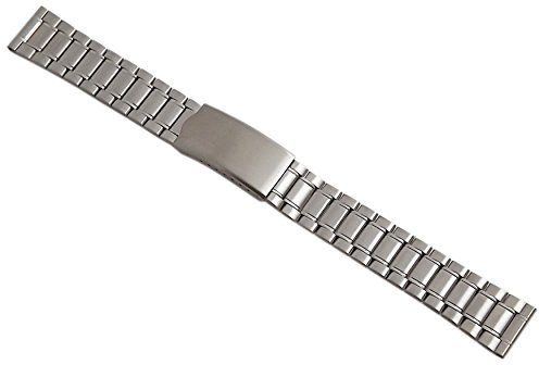 myledershop 18mm Edelstahl Uhrenarmband in Silber inkl. Montageanleitung | Uhrband, Uhrarmband, Uhrenband, Armband