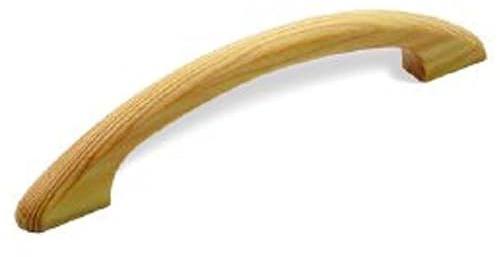 SIRO Möbelgriff Gaildorf, Schlicht, Holz kiefer natur lackiert, 170 mm x 34 mm x 13 mm, LA 128 mm, S251-170HZ6