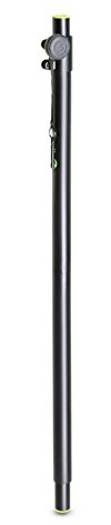 Gravity SP 3332 TPB - Verstellbares Distanzrohr zweiteilig 35 mm auf 35 mm, 1400 mm, Länge von 105 bis 140 cm verstellbar, schwarz