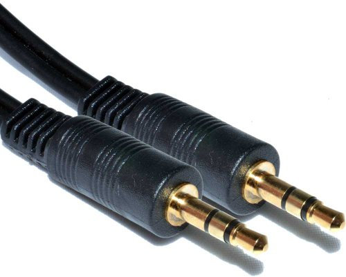 kenable 3.5mm Stereo Jack to Jack Audio Cable Lead Gold 5m [5 metres]