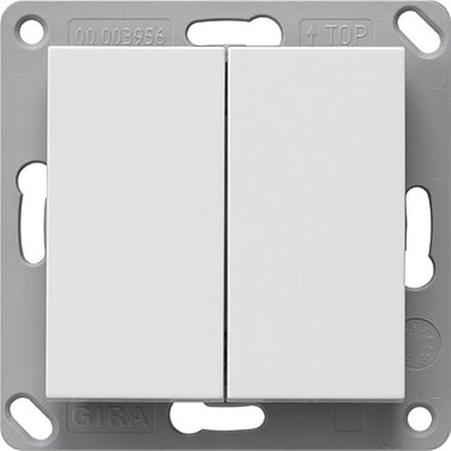 Funk-Wandsend. batterielos 2fach reinweiß matt 242227 4010337060451 Gira
