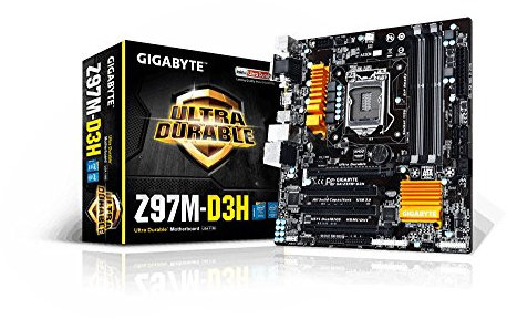 Gigabyte GA-Z97M-D3H Mainboard Sockel 1150 (micro ATX Intel Z97, DDR3 Speicher, SATA III)