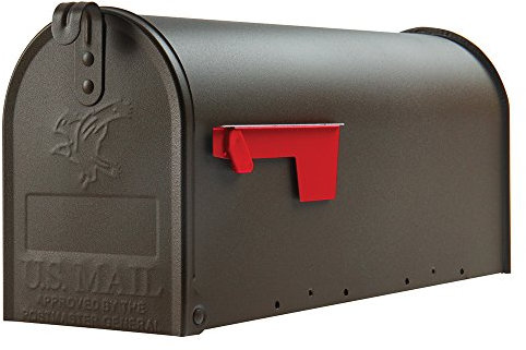 Vamundo Elite Briefkasten USA, Original, Stahl, Farbe Bronze, Größe T1