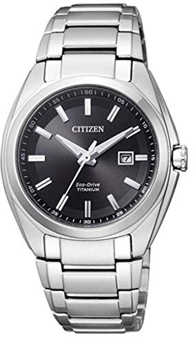 Citizen Damen Analog Eco-Drive Uhr mit Titan Armband