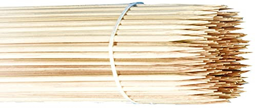 NatureStar Pinchos de madera con punta larga, madera de abedul.